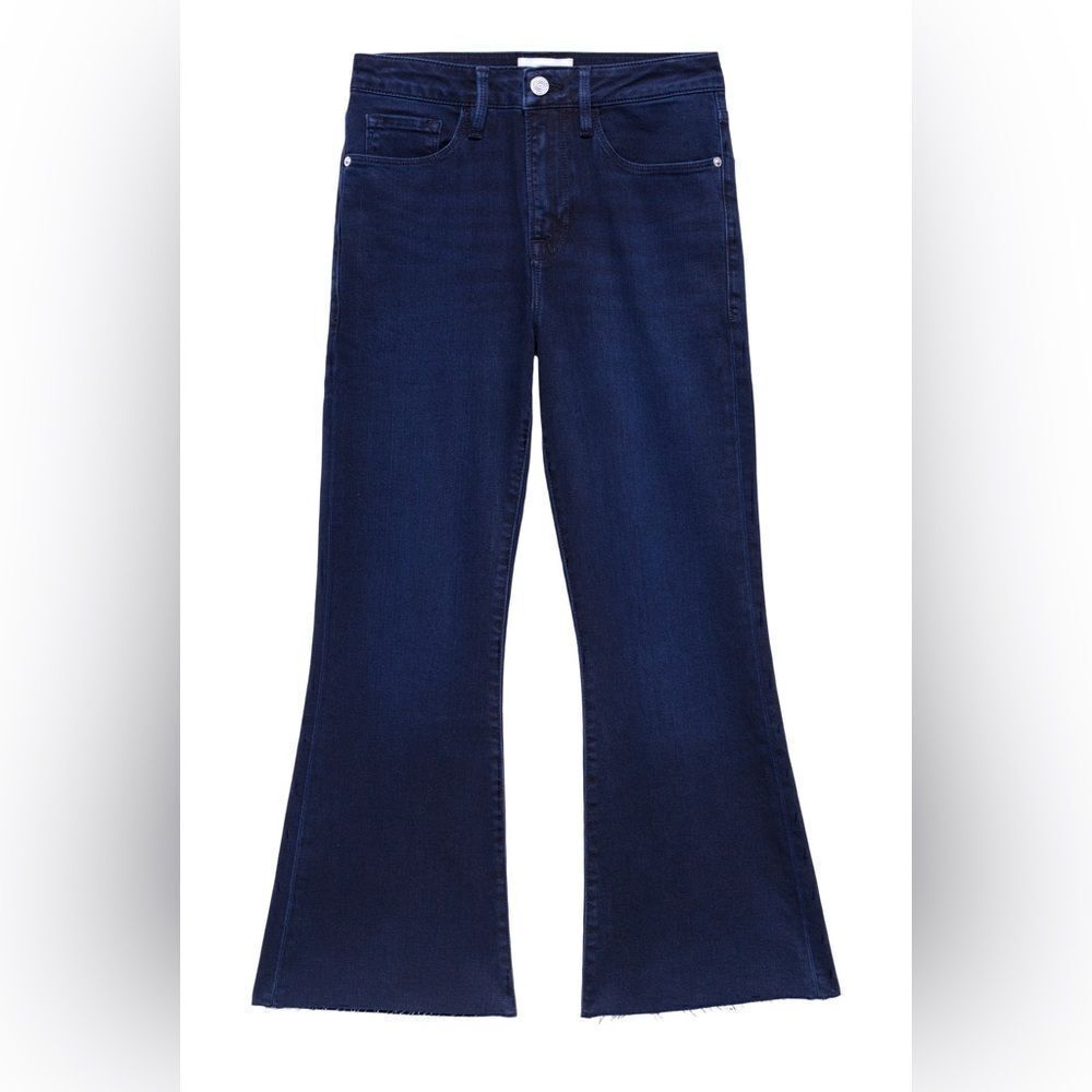 FRAME Le Crop High Rise Flare Jeans NWT